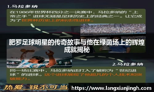 肥罗足球明星的传奇故事与他在绿茵场上的辉煌成就揭秘